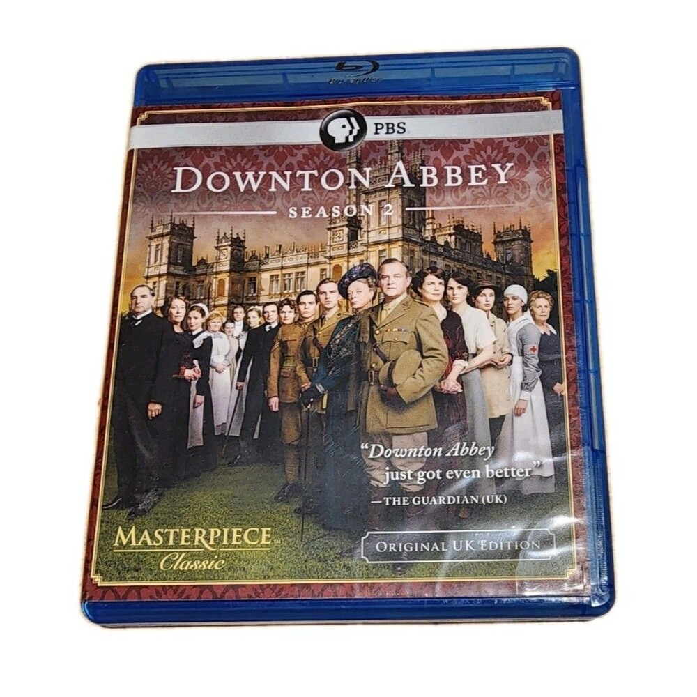 Downton Abbey Season 2 Blu-ray 3-Disc Set PBS Masterpiece Original UK Edition